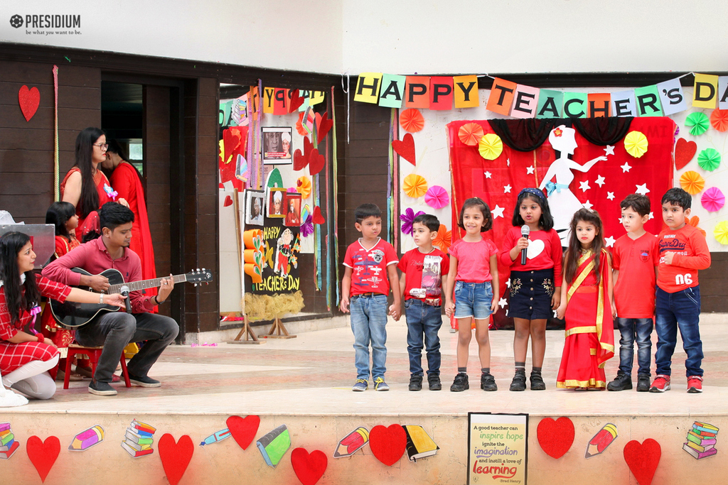 Presidium Indirapuram, PRESIDIANS HONOUR THEIR TEACHERS ON TEACHERS' DAY